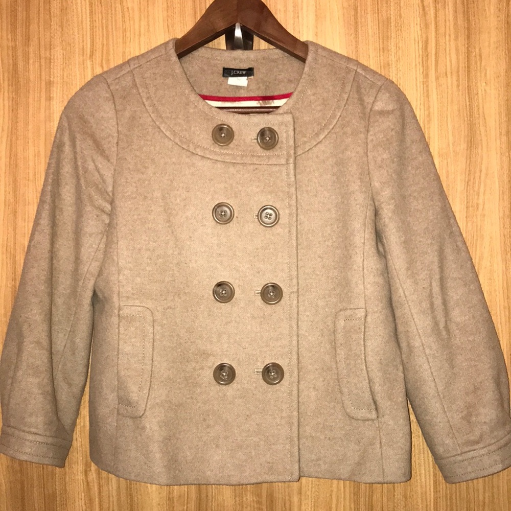 JCrew 3/4” sleeve wool jacket